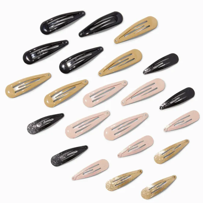ICING Ballet Neutral Snap Hair Clips - 22 Pack