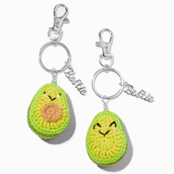 ICING Best Friends Happy Avocado Crocheted Keychains - 2 Pack