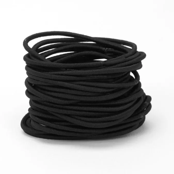 ICING Black Luxe Hair Ties - 30 Pack