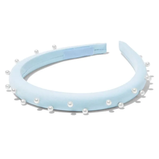 ICING Blue Pearl Embellished Headband