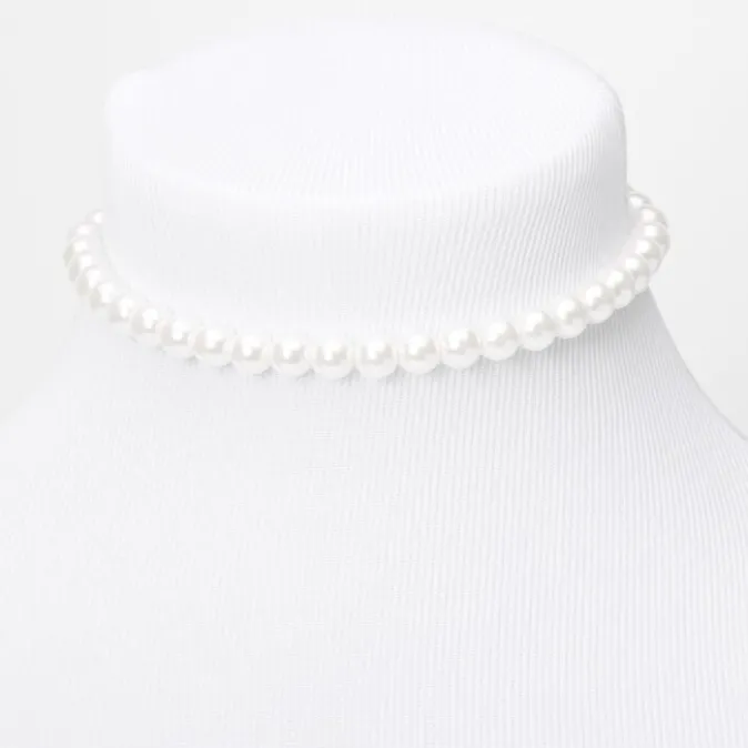 ICING Classic 8MM Pearl Choker Necklace