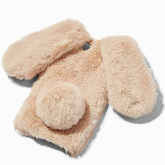 ICING Furry Tan Bunny Protective Phone Case - Fits iPhone&reg; 6/7/8/SE