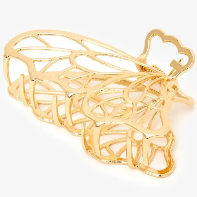 ICING Gold Butterfly Hair Claw