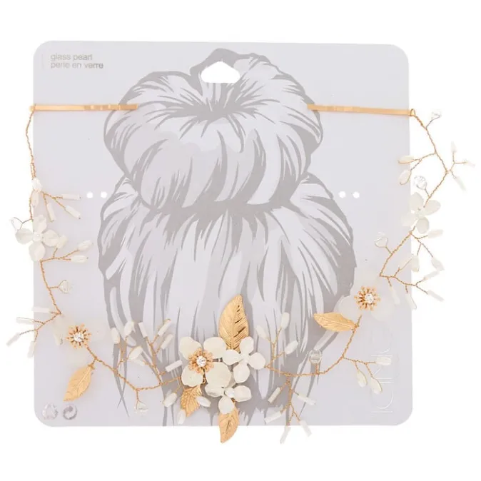 ICING Gold Floral Hair Swag