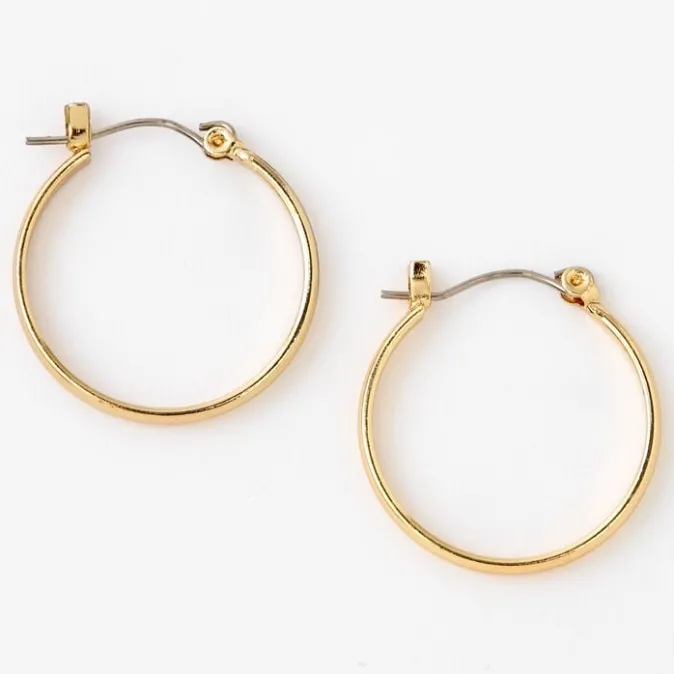 ICING Gold 25MM Thick Hoop Earrings