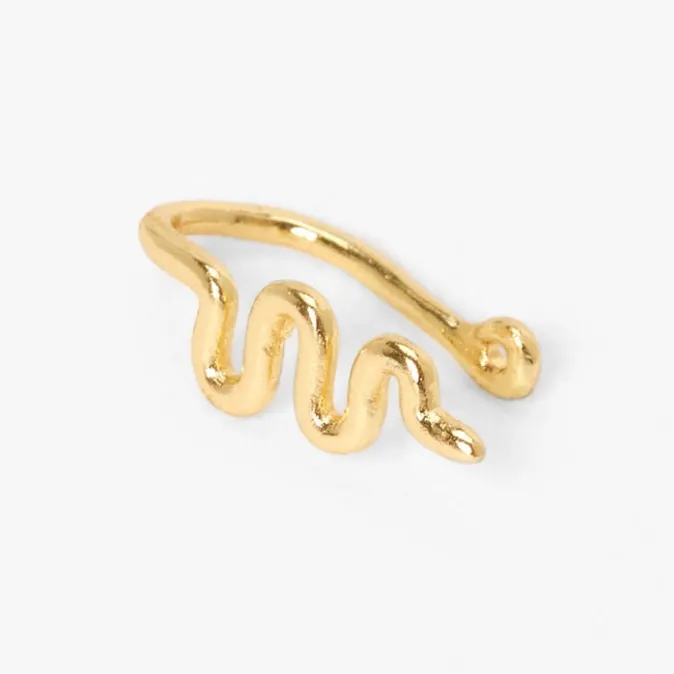 ICING Gold Snake Faux Nose Ring