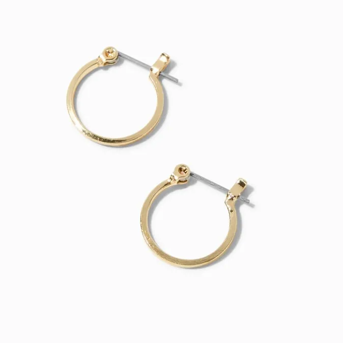 ICING Gold-tone 15MM Hoop Earrings