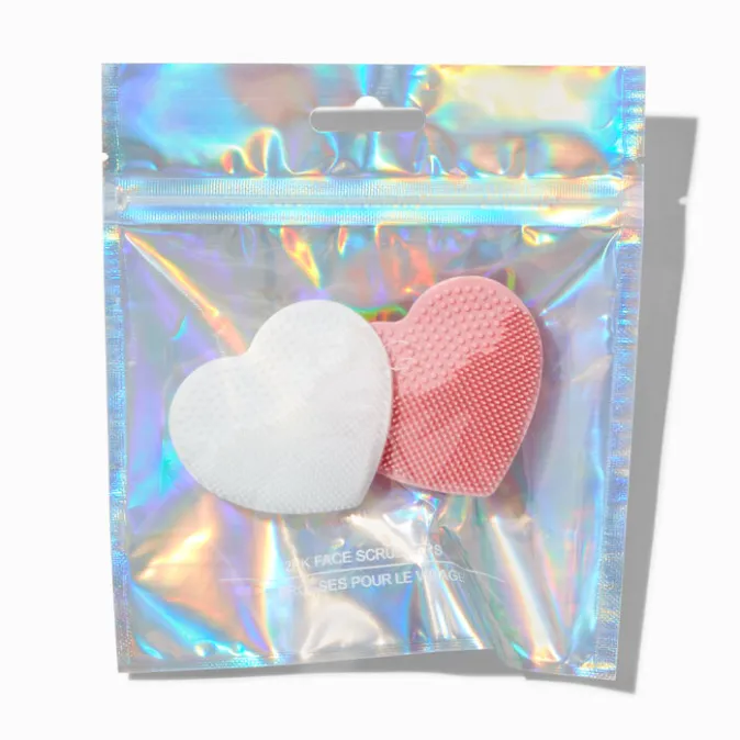 ICING Heart Face Scrubbers- 2 Pack
