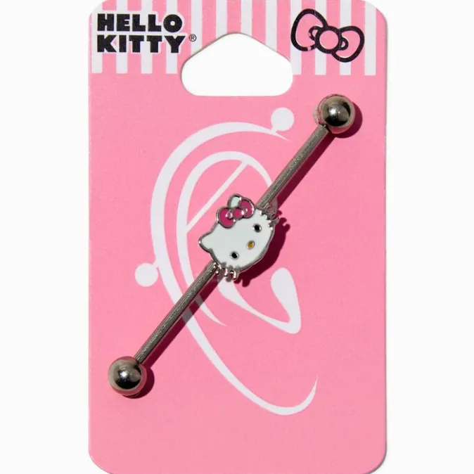 ICING Hello Kitty&reg; Enamel Face 14G Industrial Bar