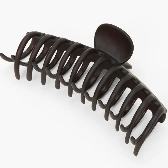 ICING Large Matte Black Hair Claw