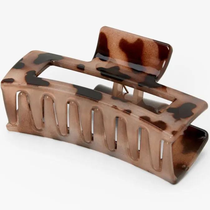 ICING Large Rectangle Tortoiseshell Hair Claw