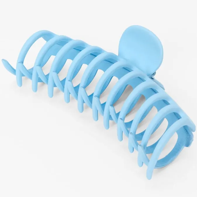 ICING Light Blue Matte Large Hair Claw