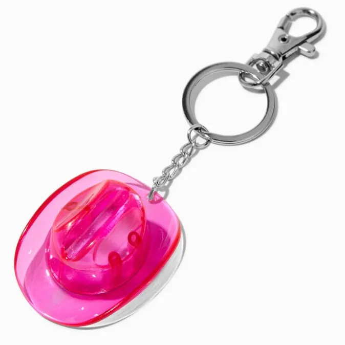 ICING Pink Cowboy Hat Bottle Opener Keychain