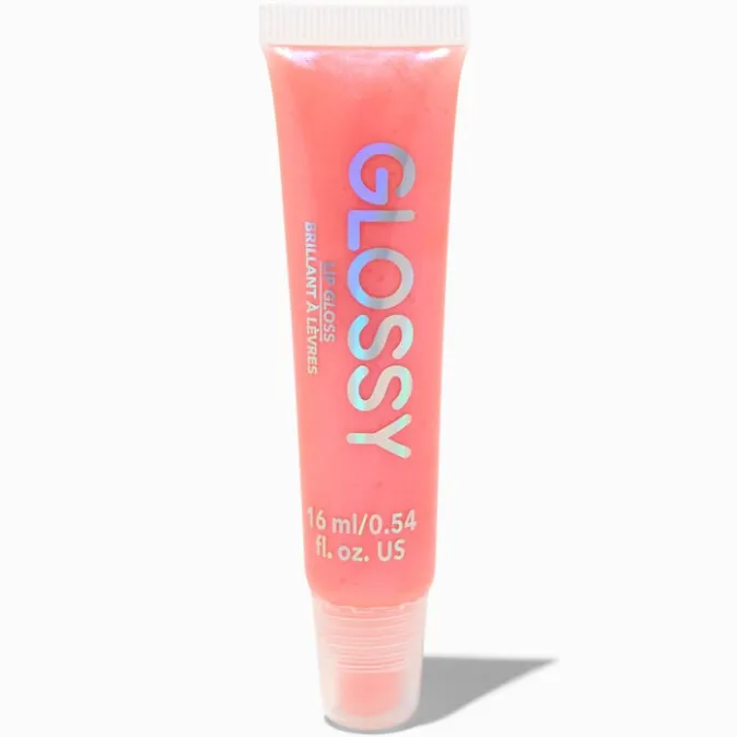 ICING Pink Holographic Glossy Lip Gloss Tube
