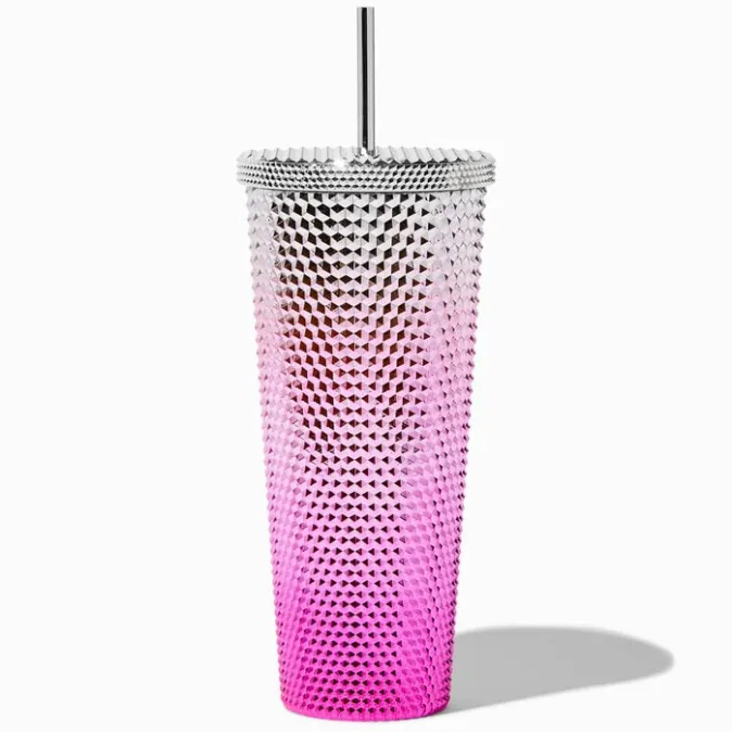 ICING Pink Ombr&eacute; Studded Tumbler