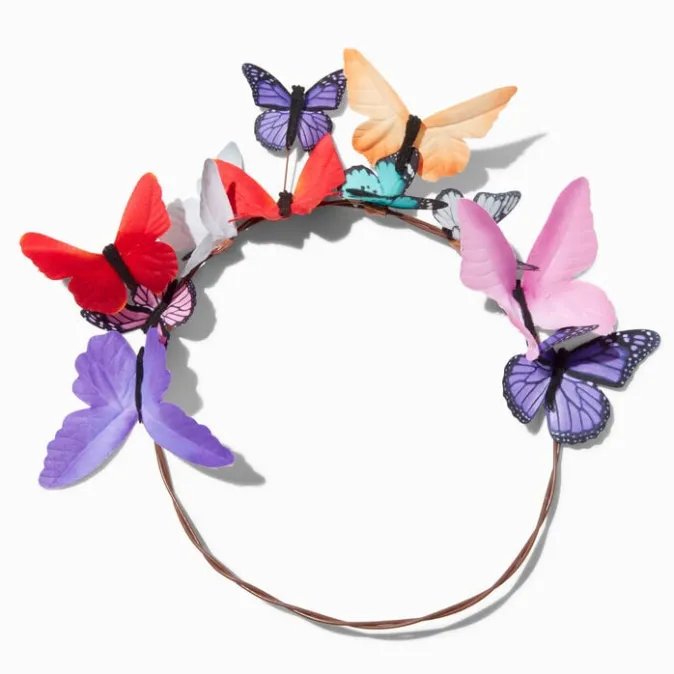 ICING Rainbow Bright Butterfly Headwrap