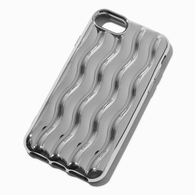 ICING Silver Waves Phone Case - Fits iPhone&reg; 6/7/8/SE
