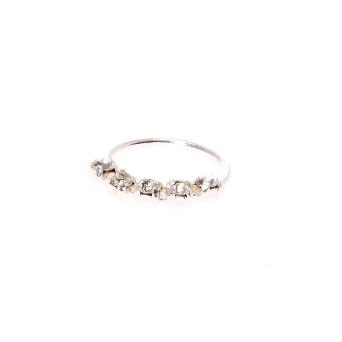 ICING Sterling Silver Crystal 22G Helix Earring