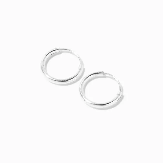 ICING Sterling Silver 10MM Hoop Earrings