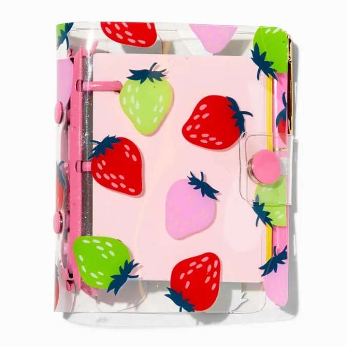 ICING Strawberry Print Mini Journal Notebook