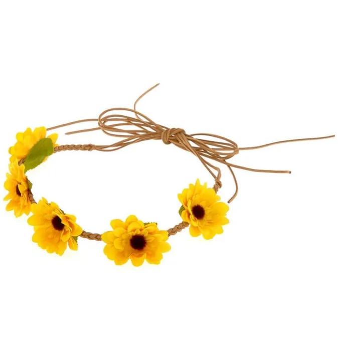 ICING Sunflower Tie Headwrap - Yellow